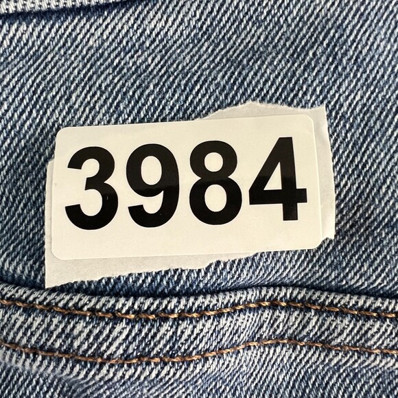 Madewell 10" High-Rise Skinny Jeans in Ainsworth Wash Raw-Hem Edition Women's 30 - Picture 12 of 12